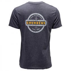 Футболка Grundens Rope Knot SS T-Shirt (Heather Charcoal, XXL)