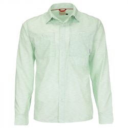 Рубашка Simms Double Haul LS Shirt (Lt.Green Texture Wave Print, L)