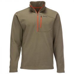 Пуловер Simms Thermal 1/4 Zip Top (Dark Stone, L)