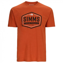 Футболка Simms Fly Patch T-Shirt (Adobe Heather, XL)