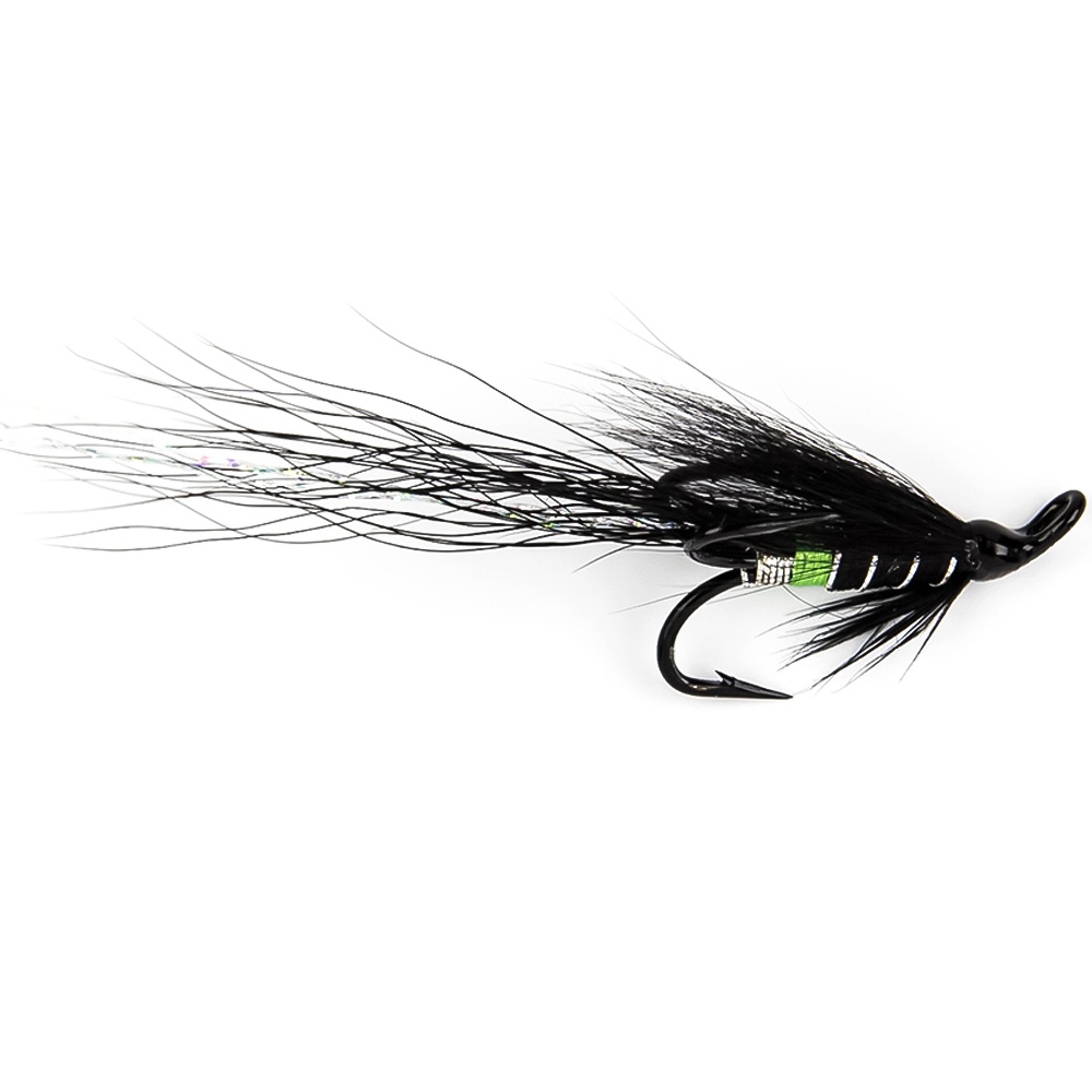 Мушка SF Green Butt-Longtail Treble (#10 (Black/VMC 9613))