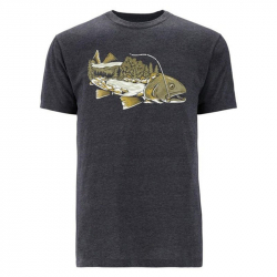 Футболка Simms Spring Flow T-Shirt (Charcoal Heather, M)