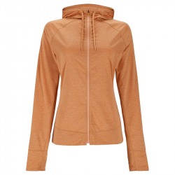 Толстовка Simms Women's SolarFlex Full-Zip Hoody (Orange Maple Heather, L)