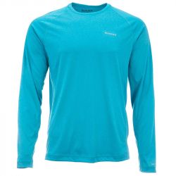 Термофутболка Simms SolarFlex LS Crewneck - Solid (Meridian Heather, XL)