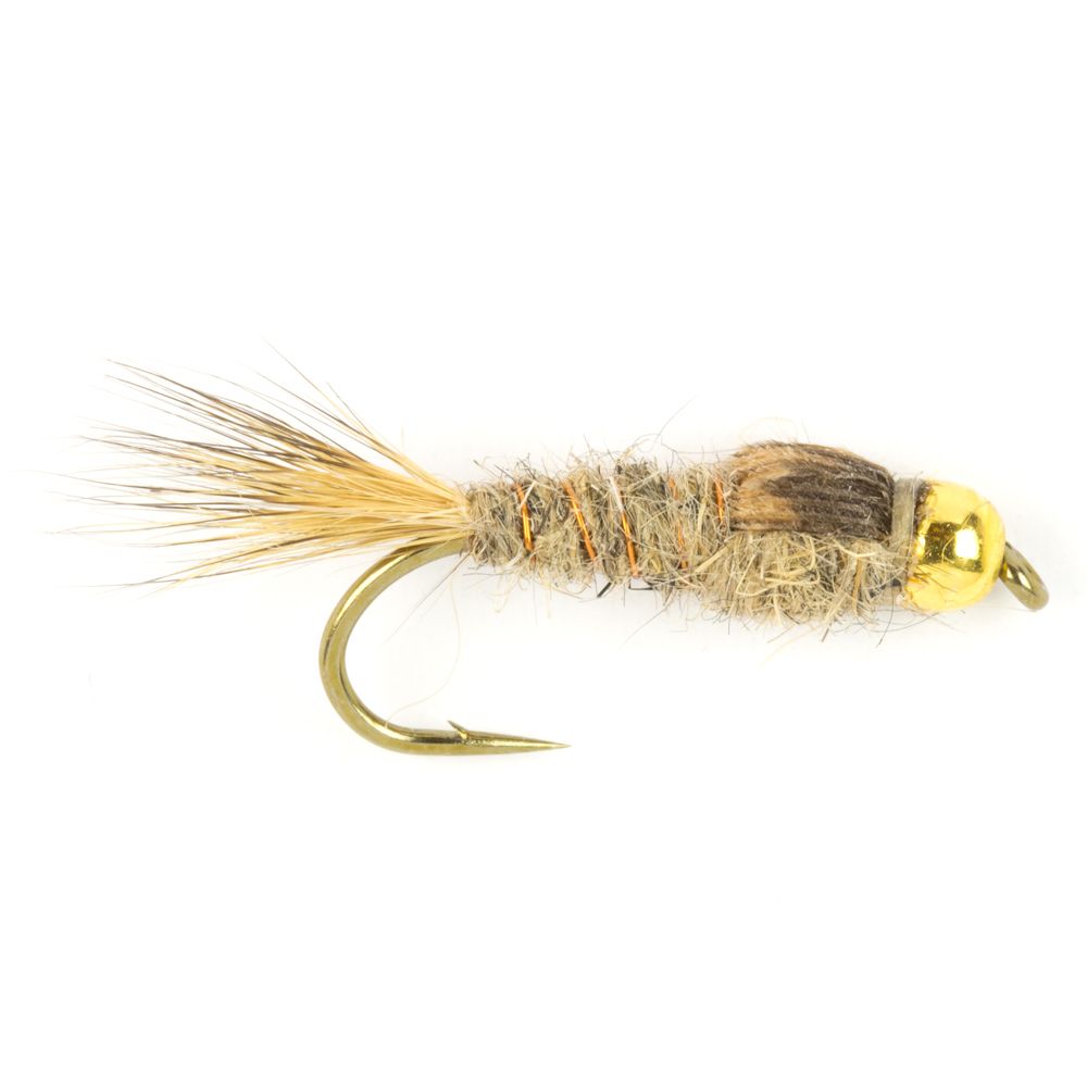 Мушка SF Grey Hare's Ear Tungsten Beadhead Nymph (#12 (Gold/Daiichi 1710))