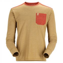 Футболка Simms Henry's Fork Crew (Camel Heather/Clay Heather, XXL)