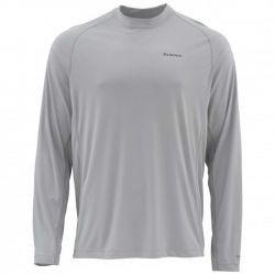 Термофутболка Simms Solarflex LS Crewneck Solid (XXL, Sterling)
