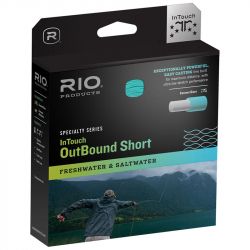 Шнур Rio Intouch Outbound Short (WF10F/I, Gray/Ivory/Green)
