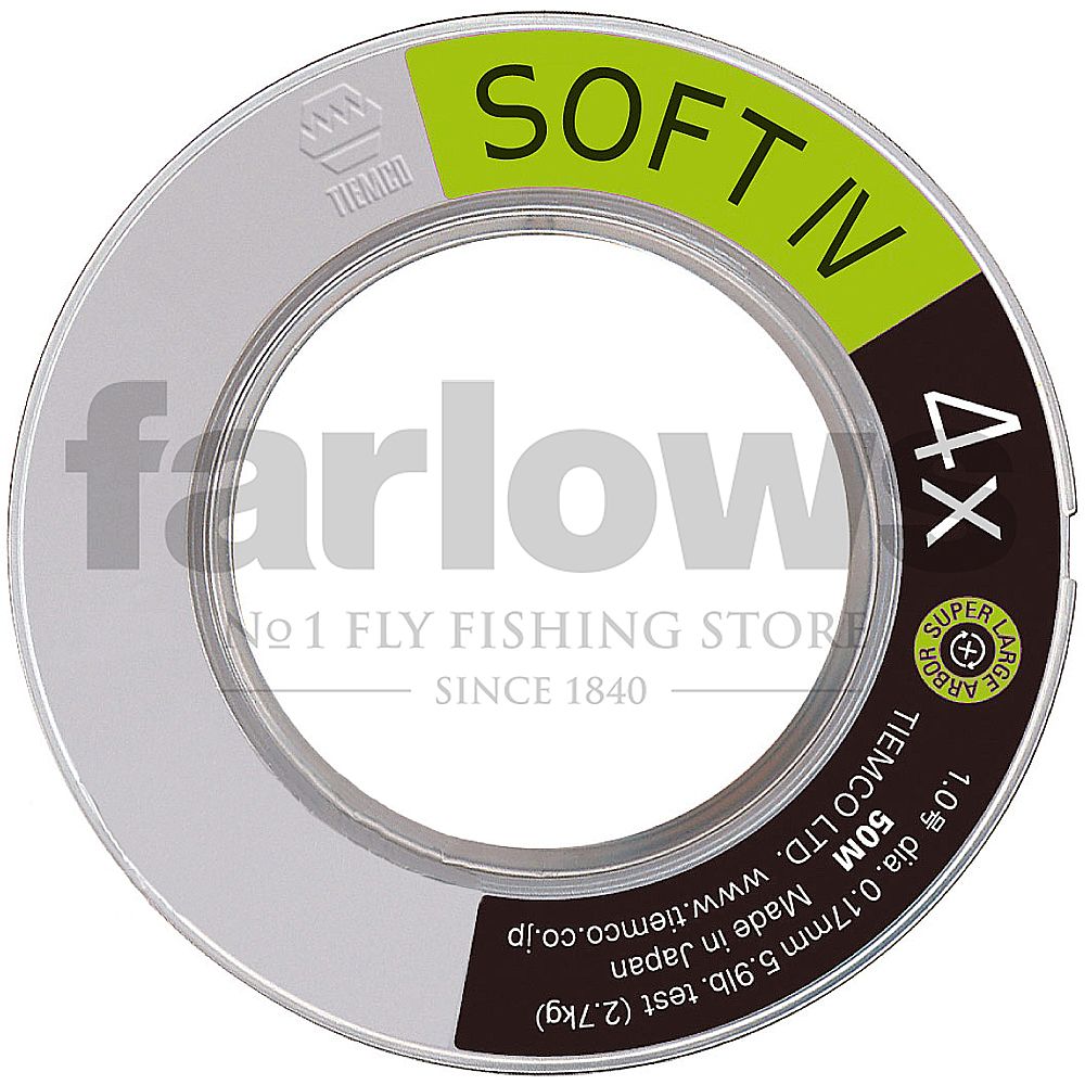 Поводковый материал Tiemco Akron Soft IV Tippet (8X, 0.09mm, 50m, 1.6lb, 0.7kg)