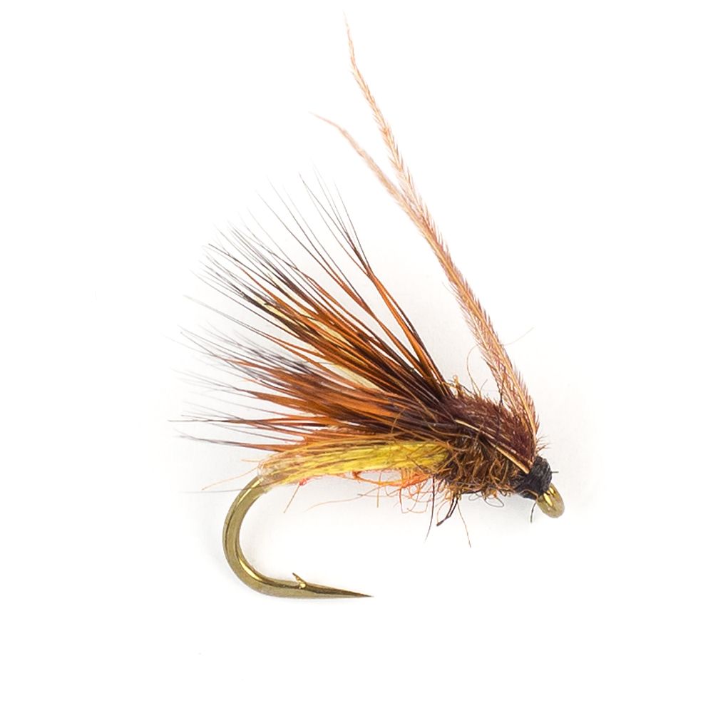 Мушка SF Cinnamon & Brown Emerger Caddis Nymph Mc Phail Series (#14 (Bronze/Kamasan B160))