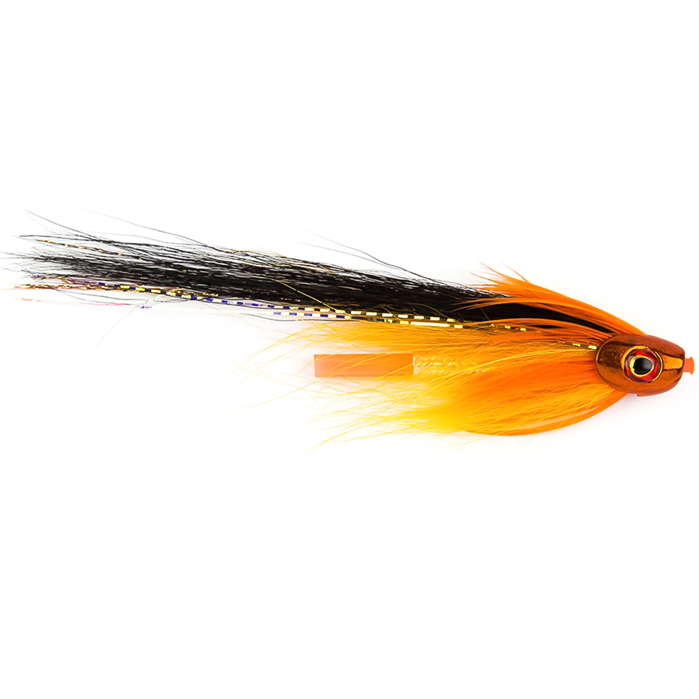 Мушка SF Sun Ray Orange Fish Skull Tube (8cm (1 1/2", Orange))