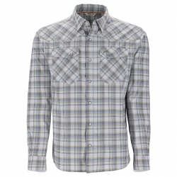 Рубашка Simms Brackett LS Shirt (Sterling Plaid, L)