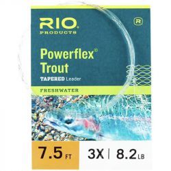 Подлесок Rio Powerflex Trout Leader (7X, 15 ft., 2.4lb, 1.1kg)