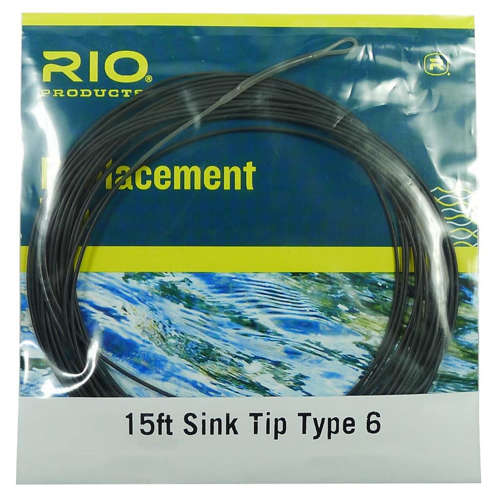 Сменный конец Rio VersiTip 15ft Type 6 Sink Tip (5wt, 73gr, Black/Gray Loop)