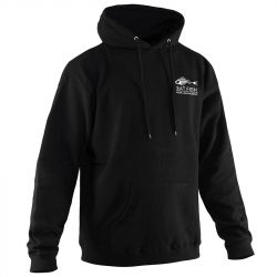 Толстовка Grundens Eat Fish Hooded Sweatshirt (Black, L)