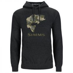 Толстовка Simms Bass Fill Hoody (Charcoal Heather, XL)