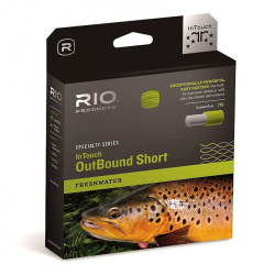 Шнур Rio Intouch Outbound Short (WF6I/S3, Brown/Yellow)