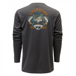 Футболка Grundens Tuna Tattoo LS T-Shirt (Anchor, L)