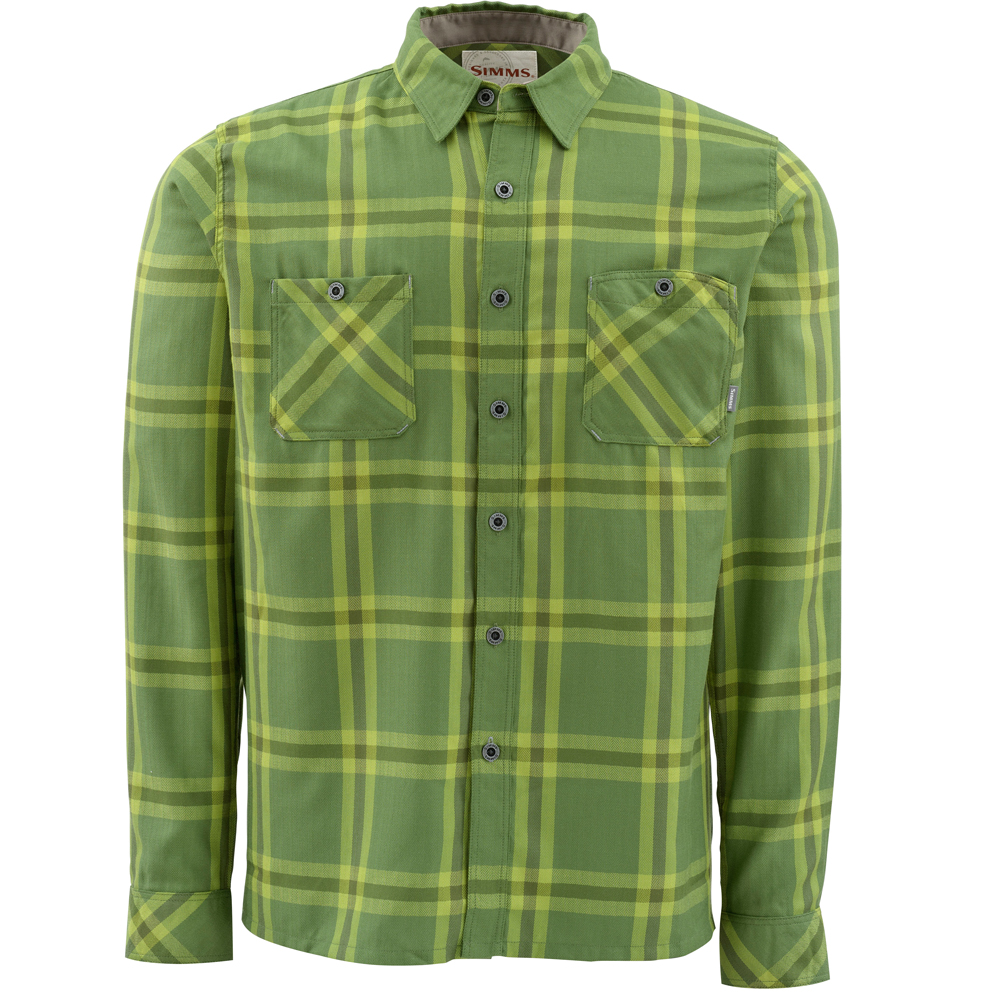 Рубашка Simms Black's Ford Flannel LS Shirt (XXL, Grove Plaid)