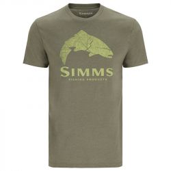 Футболка Simms Wood Trout Fill T-Shirt