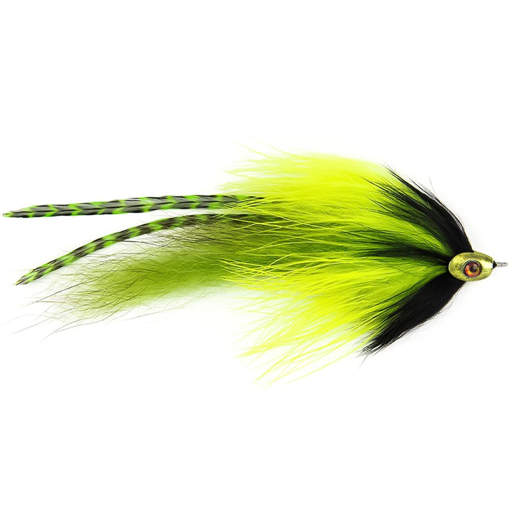Мушка SF Zonker Minnow-Chartreuse (#2 (Stainless/Daiichi 2546))