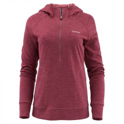 Термофутболка Simms Women's Bugstopper Hoody (Garnet Heather, S)