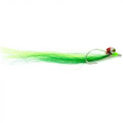 Мушка SF Mega Clouser Chartreuse/White