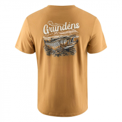 Футболка Grundens Leroy Brown SS T-Shirt (Whiskey, XXL)