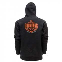 Толстовка Grundens Displacement DWR Hoodie Logo Anchor (Black, XL)