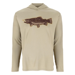 Футболка Simms Tech Hoody - Artist Series (Stone Trout Fly, XXL)