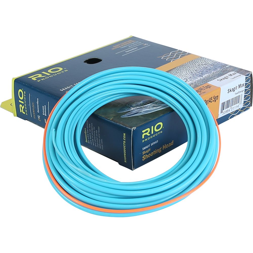 Шнур Rio Skagit Max Short (375gr, #5/6, Teal/Orange)