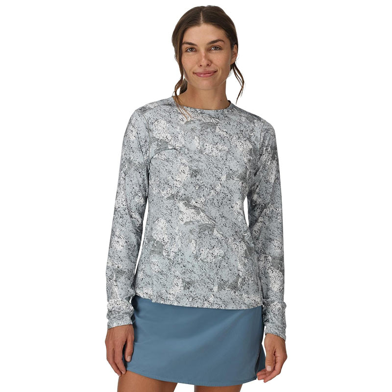 Футболка Simms Women's SolarFlex Crew (Back Eddy White, L) №2 Футболка Simms Women's SolarFlex Crew (Back Eddy White, L) №2