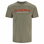 Футболка Simms Logo T-Shirt (Simms Orange/Military Heather, XXL)
