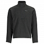 Пуловер Simms Rivershed Half Zip Fleece (Black Heather, XXL)