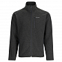Пуловер Simms Rivershed Full Zip Fleece Jacket (Black Heather, L)