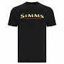 Футболка Simms Logo T-Shirt (Black - Neon, XXL)