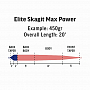 Шнур RIO Elite Skagit Max Power (600gr, #8/9, Salmon/Blue)
