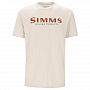 Футболка Simms Logo T-Shirt (Natural, XXL)