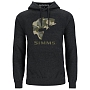 Толстовка Simms Bass Fill Hoody (Charcoal Heather, M)