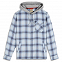 Рубашка Simms Santee Flannel Hoody (Ely Plaid: Bimini, XL)