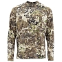 Термофутболка Simms SolarFlex LS Crewneck - Print (L, River Camo)
