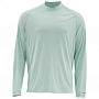 Термофутболка Simms Solarflex LS Crewneck Solid (XXL, Wintergreen)