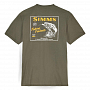 Футболка Simms Locals Bass Shop T-Shirt (Loden, XL)