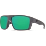 Очки Costa Del Mar Bloke (580G, Matte Black Grey, Green Mirror)
