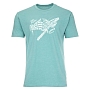 Футболка Simms Grim Reeler T-Shirt (Oil Blue Heather, XL)