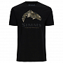 Футболка Simms Trout Regiment Camo Fill T-Shirt (Black, XXL)