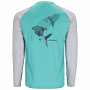 Термофутболка Simms Tech Tee - Artist Series (Tarpon/Sea Breeze/Sterling, XL)