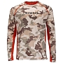 Термофутболка Simms SolarVent (Woodland Camo Sandbar, XL)