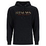 Толстовка Simms Logo Hoody (Charcoal Heather, L)