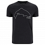 Футболка Simms Trout Outline T-Shirt (Dark Gunmetal Heather, 3XL)